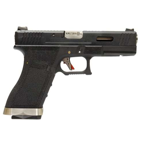 WE Glock G17 T5 Black/Silver GBB Airsoft Tabanca