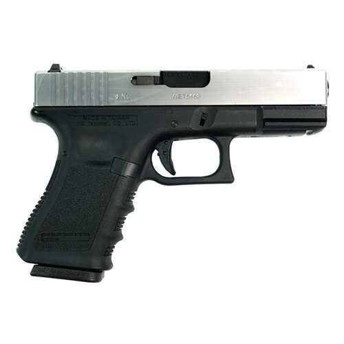 WE G19 GLOCK 19 SILVER GBB AIRSOFT TABANCA