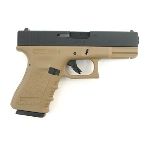WE G19 GLOCK19 GEN3 TAN GBB AIRSOFT TABANCA