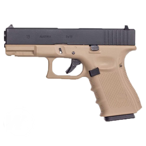 WE G19 Tan Gen4 GBB Airsoft Tabanca