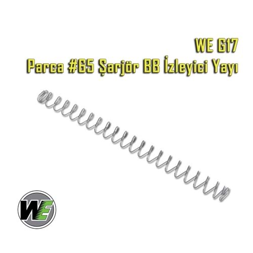 WE G17 - G19 Şarjör BB Izleyici Yayı Parça No #65