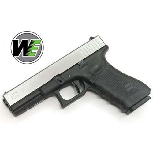WE GLOCK G17 GEN4 GBB SILVER AIRSOFT