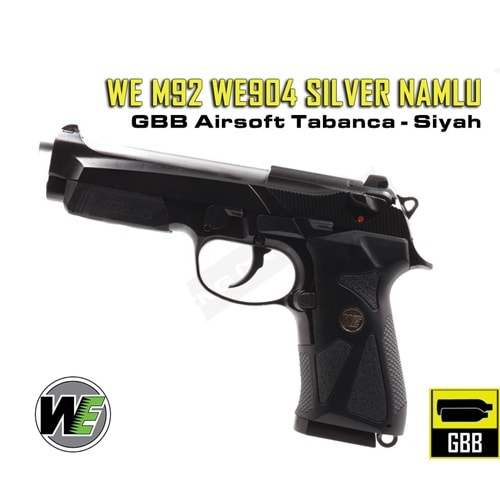 WE M92 WE904 SILVER NAMLU GBB AIRSOFT TABANCA