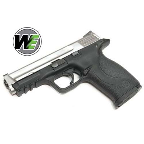 WE MP BIG BIRD BLACK + SILVER AIRSOFT TABANCA