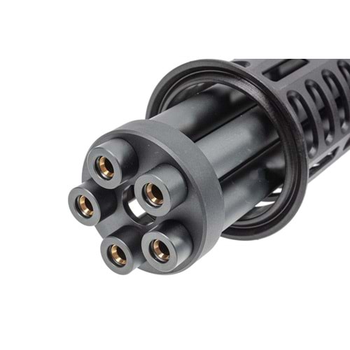 WELL PRO M-Lok Chainsaw Electric Rotating Micro M134 Gatling Mini Vulcan AEG Airsoft Tüfek