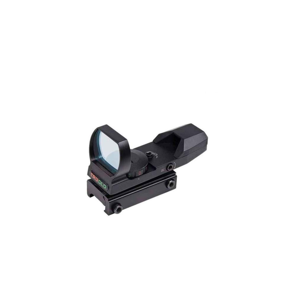Truglo Çift Renkli 5 MOA Açık Red Dot Siyah - Siyah