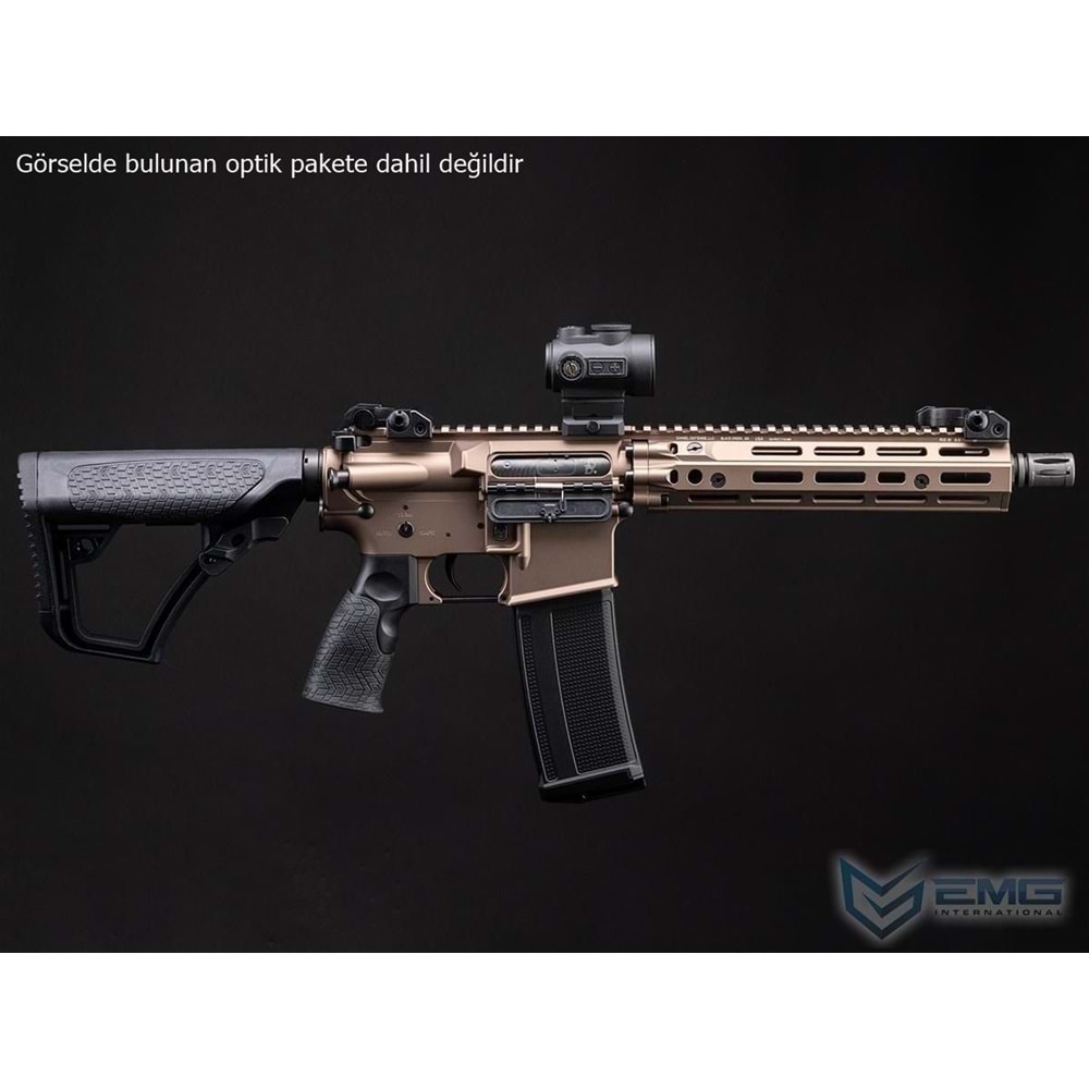 EMG HELIOS Daniel Defense Lisanslı MK18 RIII DESERT Airsoft AEG Tüfeği, CYMA Platinum QBS