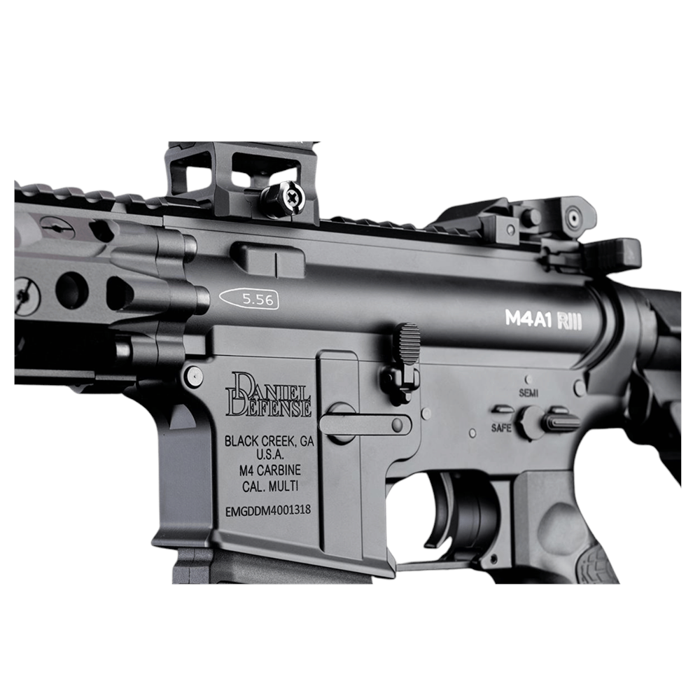 EMG Daniel Defense DDM4A1 RIII SIYAH Airsoft AEG Tüfek, CYMA Platin QBS (101161)
