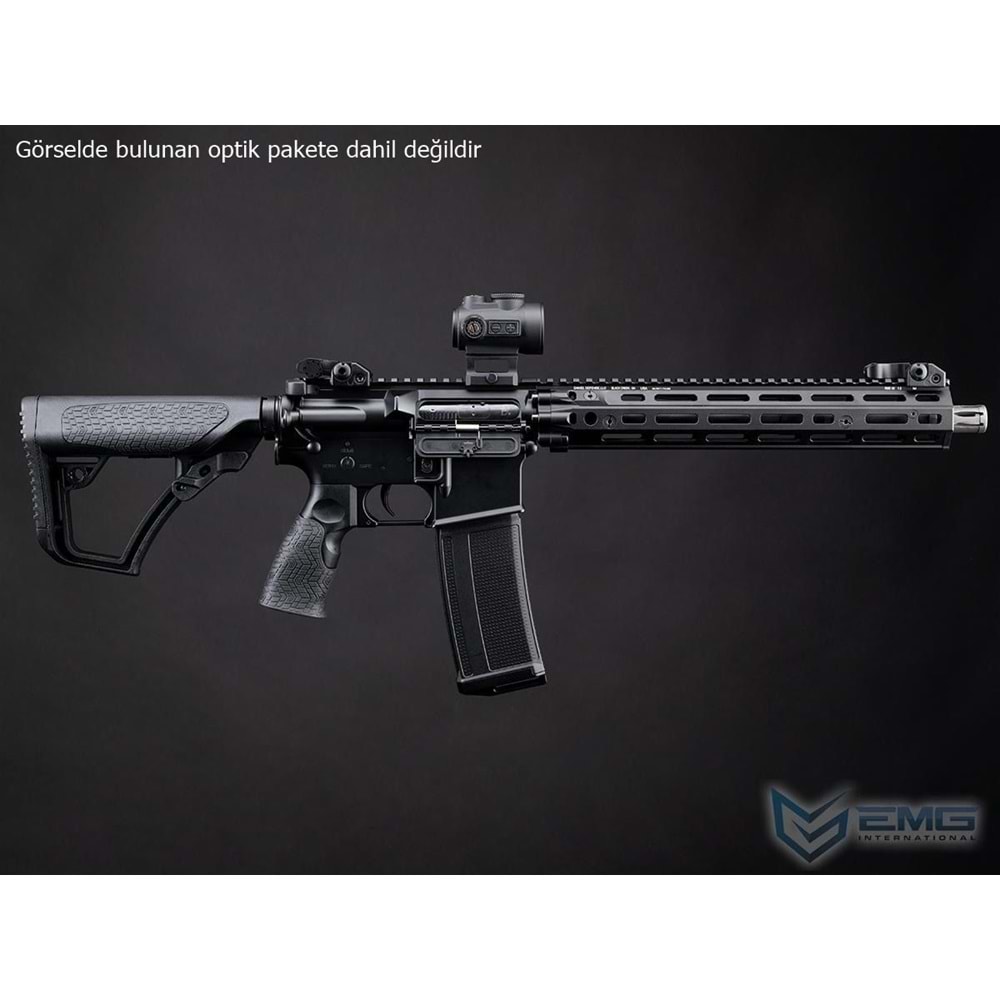 EMG Daniel Defense Lisanslı DDM4A1 RIII SIYAH Airsoft AEG Tüfek, CYMA Platin QBS