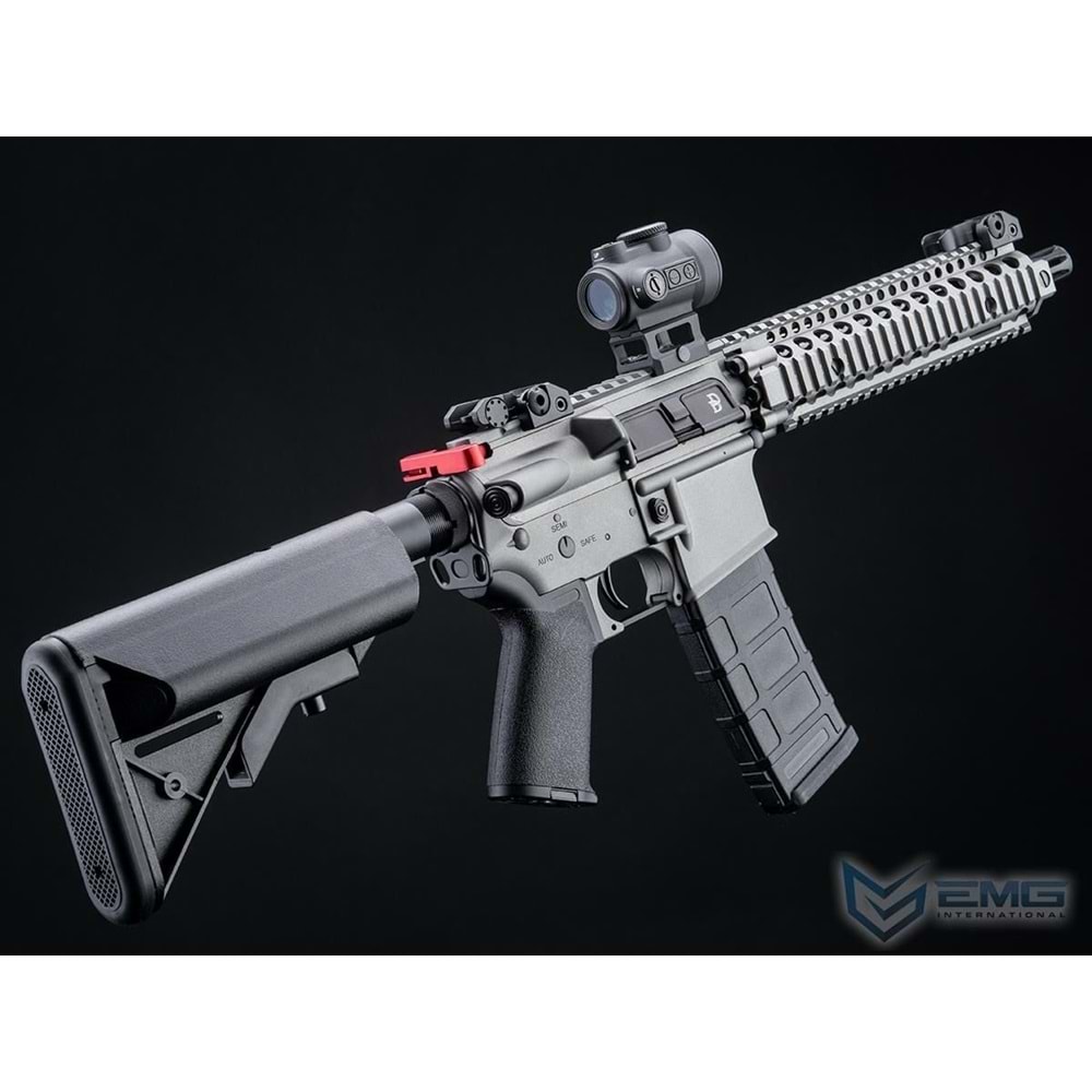 EMG Daniel Defense Lisanslı DDMK18 SILVER Airsoft AEG Tüfeği, CYMA Platinum QBS