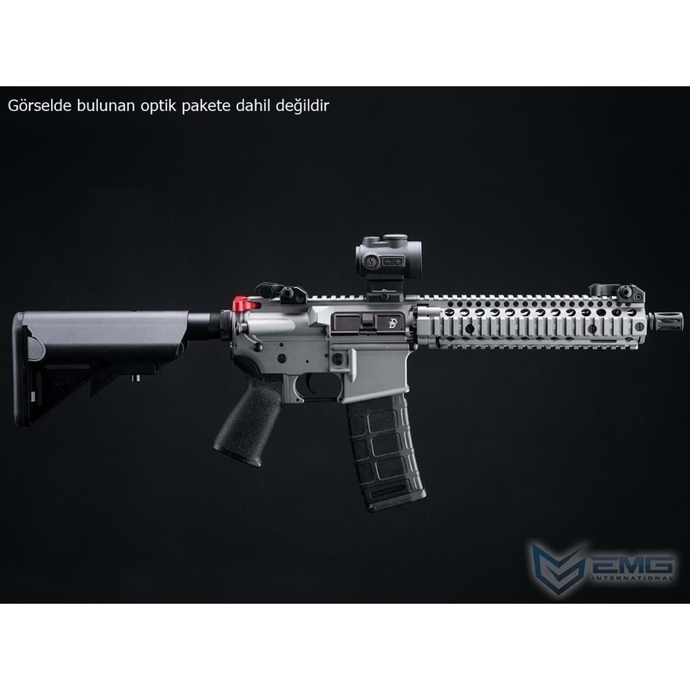 EMG Daniel Defense Lisanslı DDMK18 SILVER Airsoft AEG Tüfeği, CYMA Platinum QBS