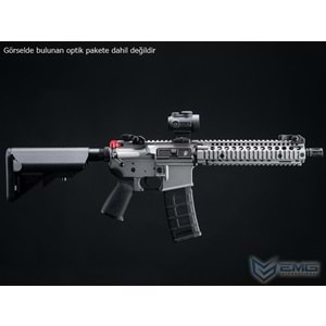 EMG Daniel Defense Lisanslı DDMK18 SILVER Airsoft AEG Tüfeği, CYMA Platinum QBS