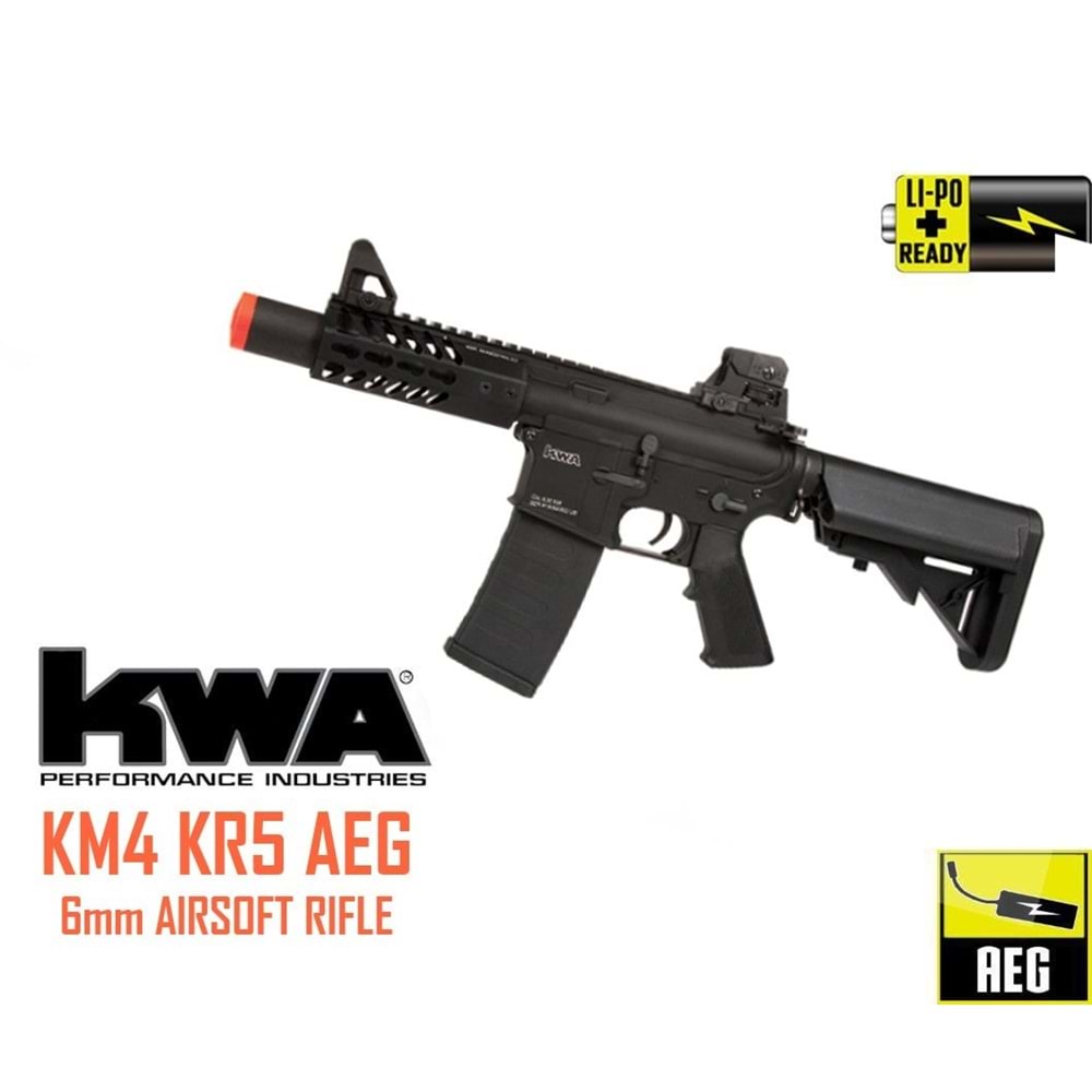 KWA KM4 KR5 Full Metal CQB M4 AEG Airsoft Tüfek