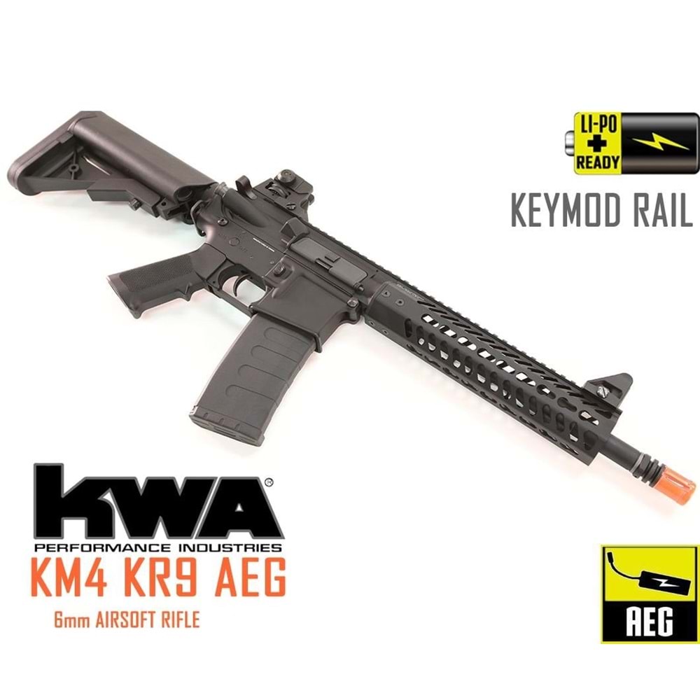 KWA KM4 KR9 LIPO READY AEG AIRSOFT TÜFEK