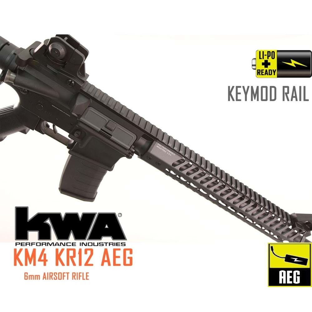 KWA KM4 KR12 LIPO READY AEG AIRSOFT TÜFEK