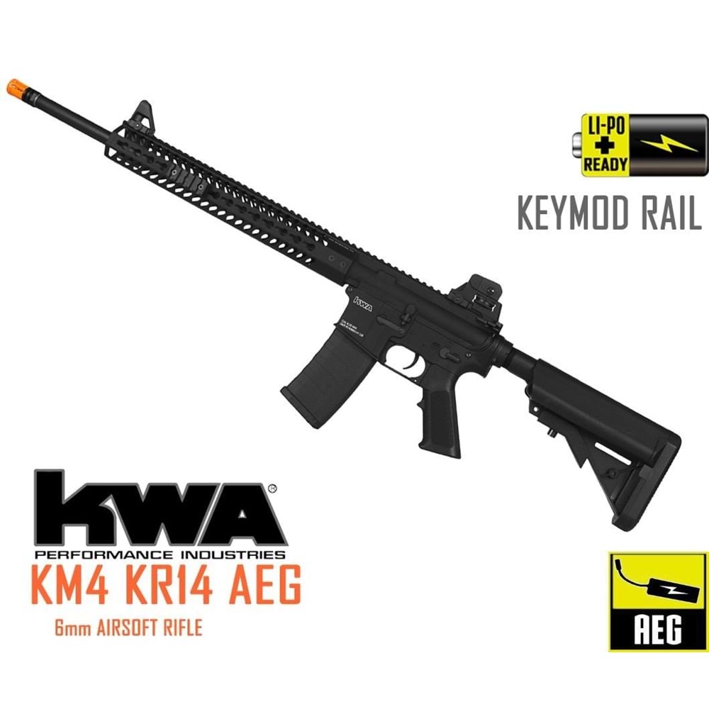 KWA KM4 KR14 LiPO Ready Airsoft Tüfek