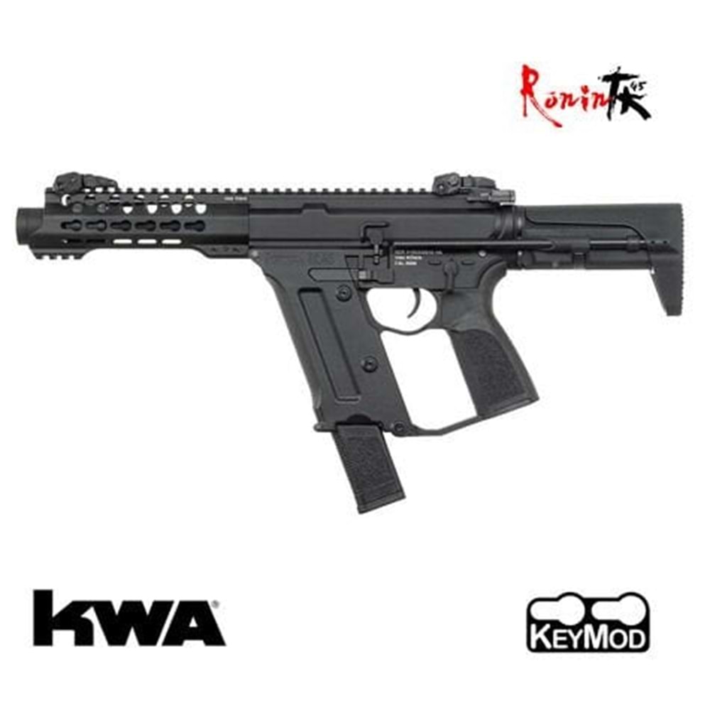 KWA TK45C Ronin AEG 6'' Keymod 104-04500 - SIYAH