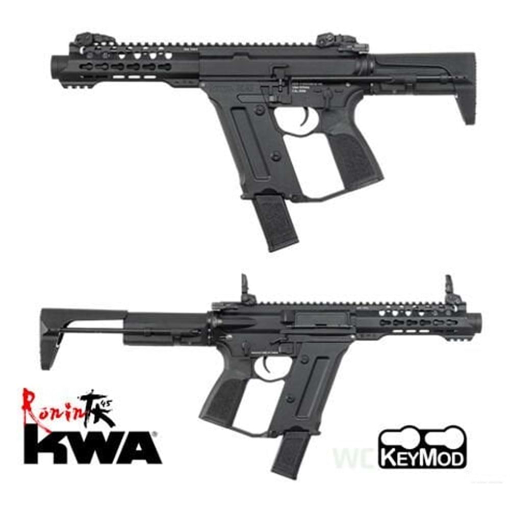 KWA TK45C Ronin AEG 6'' Keymod 104-04500 - SIYAH