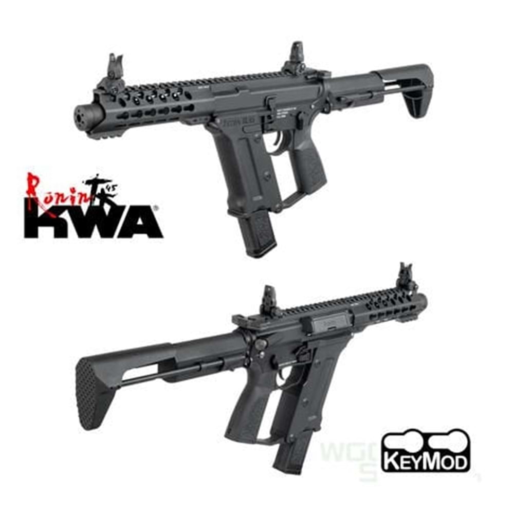 KWA TK45C Ronin AEG 6'' Keymod 104-04500 - SIYAH