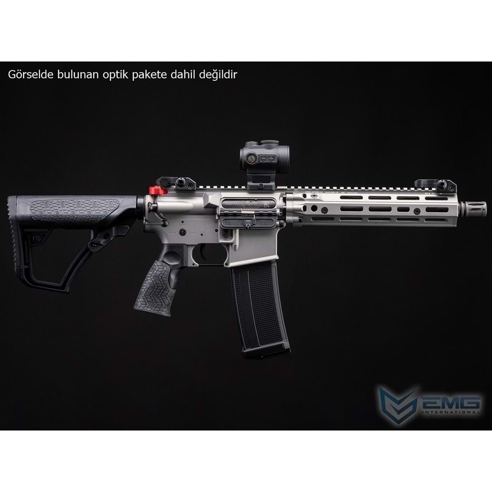 EMG HELIOS Daniel Defense Lisanslı MK18 RIII SILVER Airsoft AEG Tüfeği, CYMA Platinum