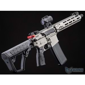 EMG HELIOS Daniel Defense Lisanslı MK18 RIII SILVER Airsoft AEG Tüfeği, CYMA Platinum