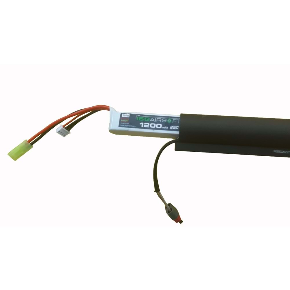ISG 11.1V TEK PARCA MINISTICK TAMIYA 1200MAH 25C AİRSOFT LIPO PIL
