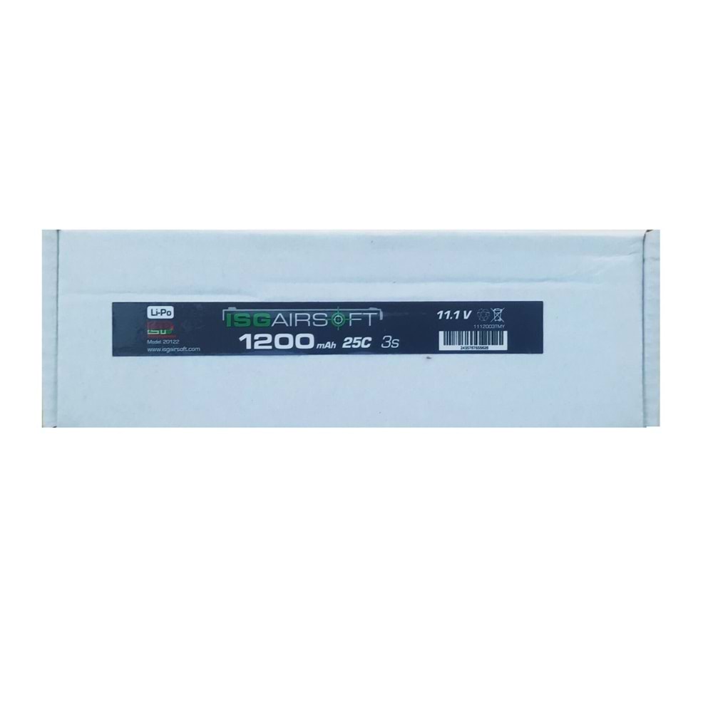 ISG 11.1V 3YAPRAK TAMIYA 1200MAH 25C AIRSOFT LIPO PIL