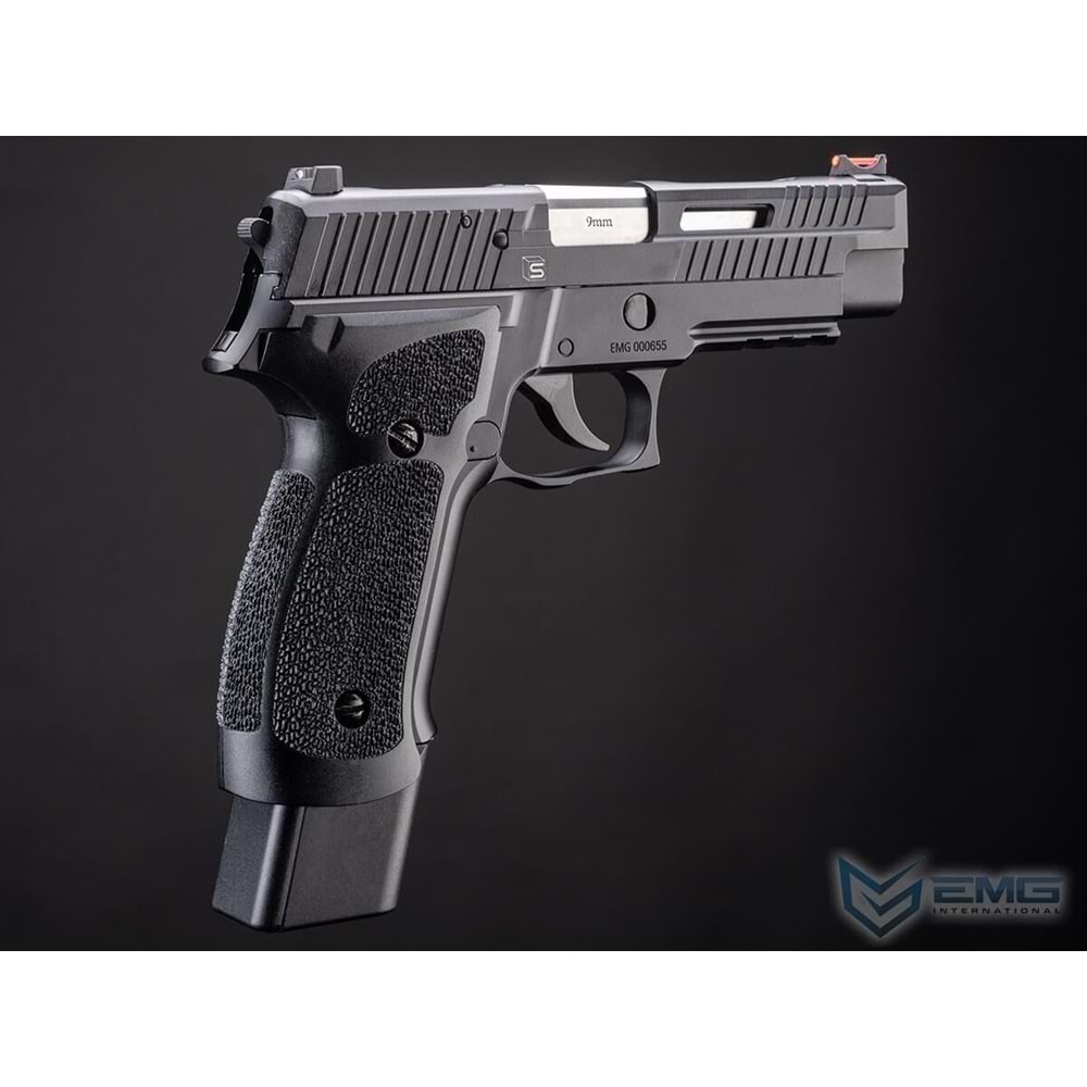EMG Helios Salient Arms International Licensed SIG P226 CO2 Powered Gas Blowback Airsoft Tabanca Siyah