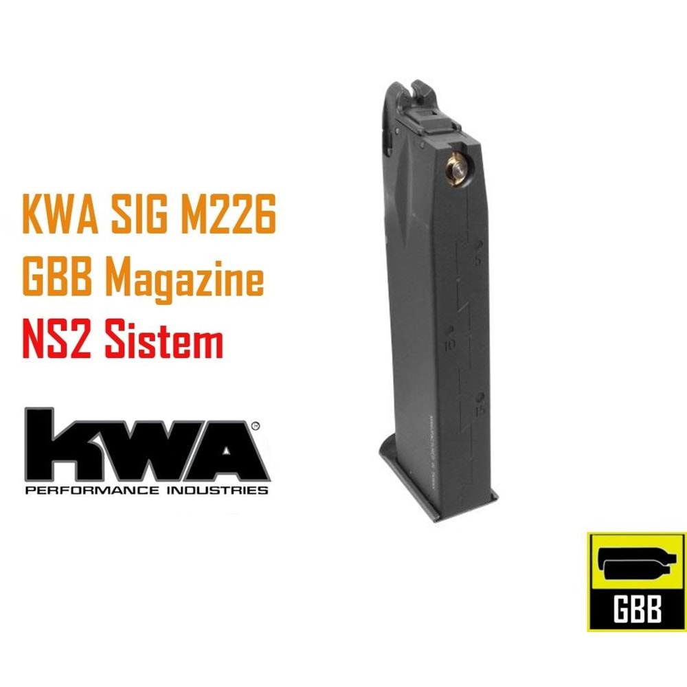 KWA M226 NS2 GBB Şarjör (25 Kapasite)
