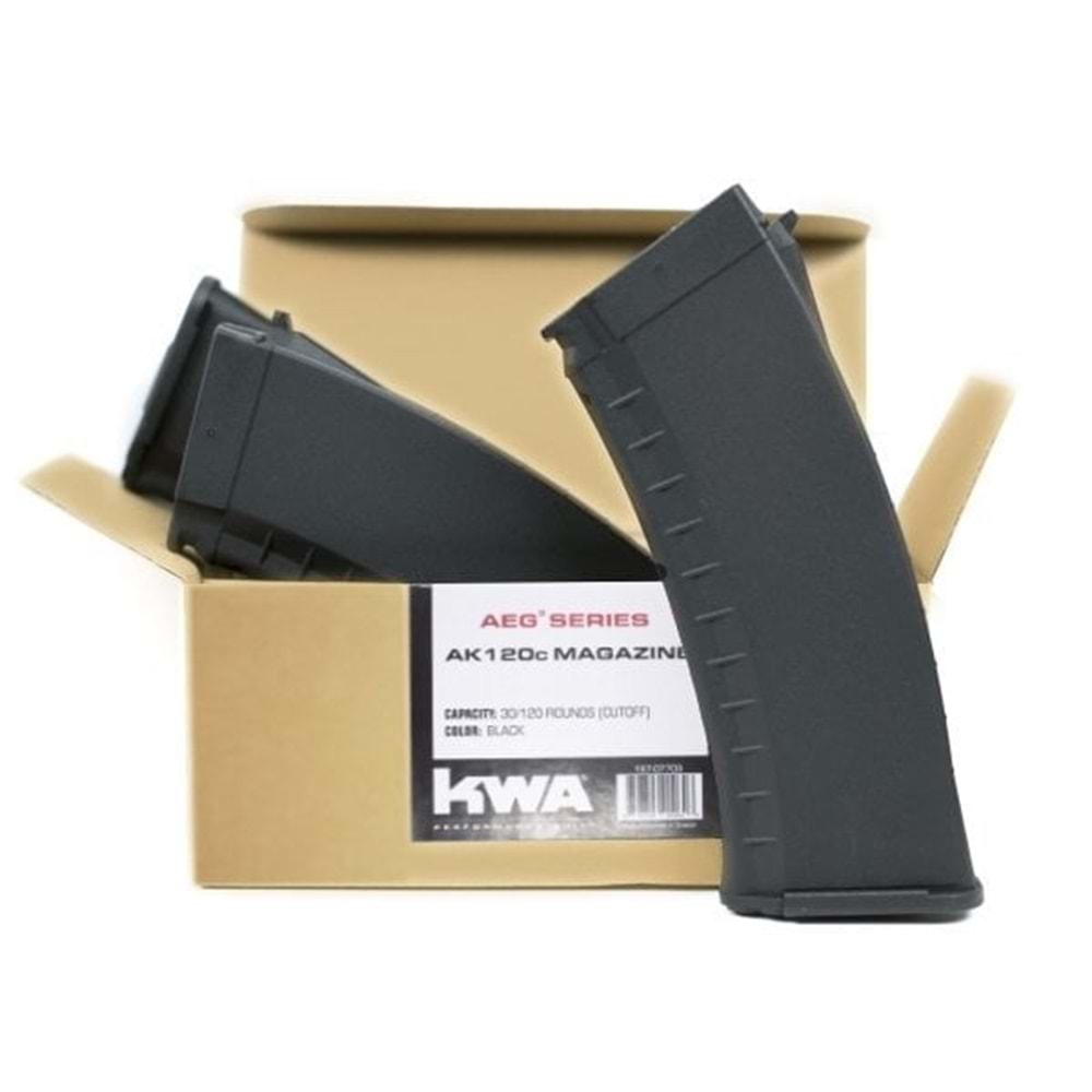 KWA 30/120BB Ayarlı AK120c AK47 ŞARJÖRÜ - Siyah