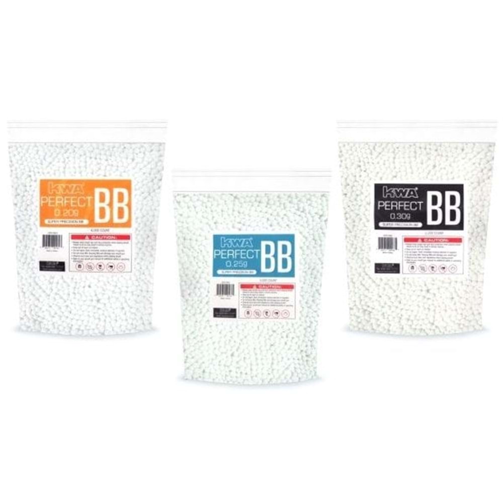 KWA 0.20G PERFECT BB Airsoft Mermi 4000 Adet