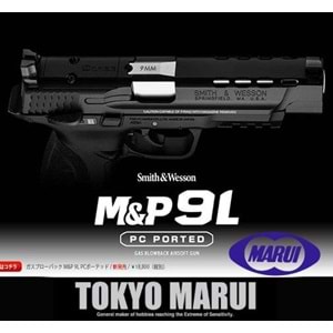 Tokyo Marui MP9L PC PORTED GBB Airsoft Tabanca