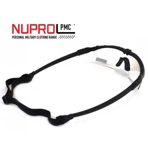 Nuprol Airsoft Gözlük SIYAH Çerçeve, ŞEFFAF Cam 6042-BKCL