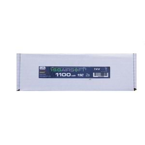 ISG 7.4V 2 YAPRAK TAMIYA 1100MAH 15C AİRSOFT LIPO PIL