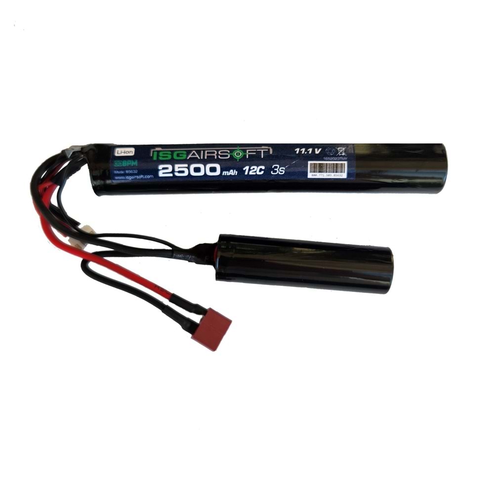ISGAIRSOFT 11.1V 2.500MAH LI-ION AIRSOFT PIL BATARYA BPM