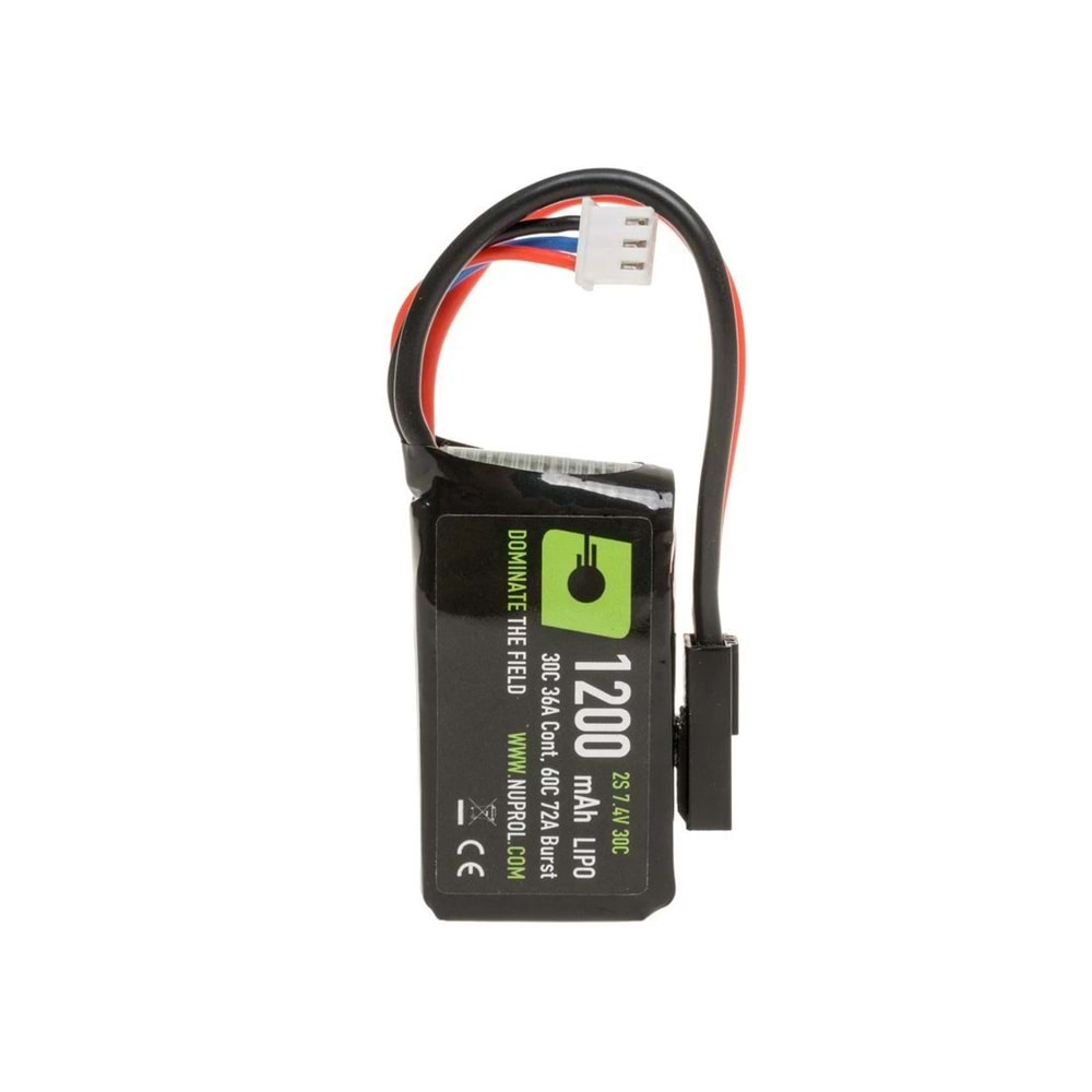 NUPROL 7.4v 1200mAh LiPo Dipçik/PEQ Tipi Pil