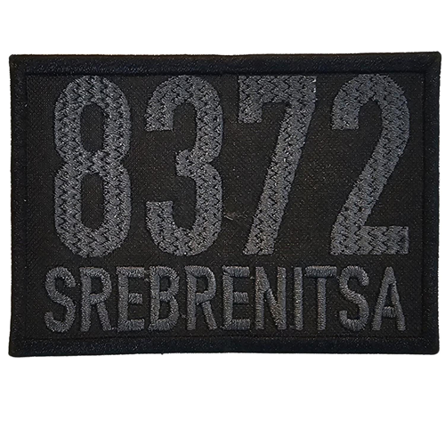 8372 SREBRENİTSA PATCH – BLACK