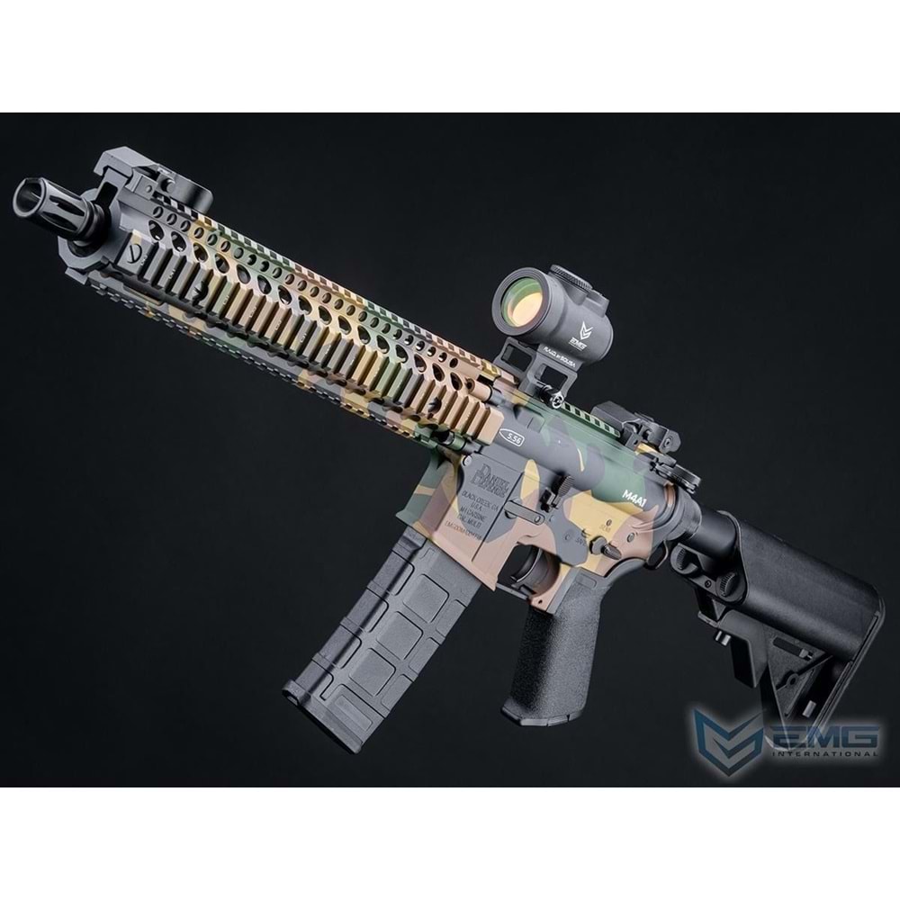 EMG Daniel Defense Lisanslı DDM4A1 WOODLAND Airsoft AEG Tüfeği, CYMA Platinum QBS