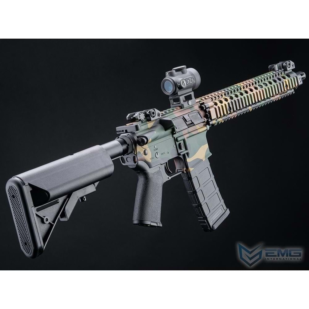 EMG Daniel Defense Lisanslı DDM4A1 WOODLAND Airsoft AEG Tüfeği, CYMA Platinum QBS