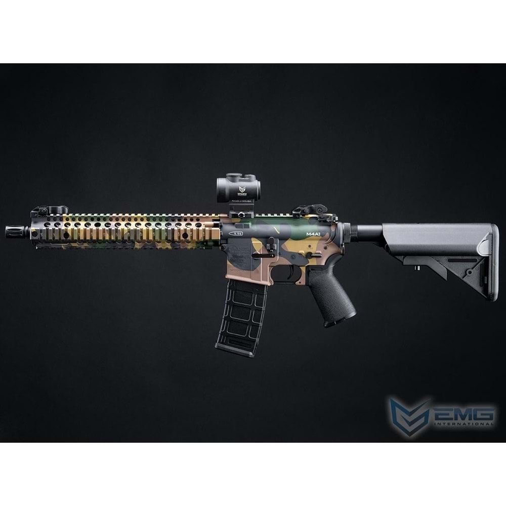 EMG Daniel Defense Lisanslı DDM4A1 WOODLAND Airsoft AEG Tüfeği, CYMA Platinum QBS