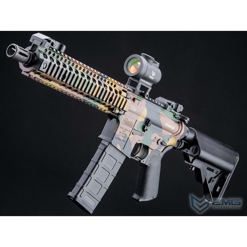 EMG Daniel Defense Lisanslı DDMK18 WOODLAND Airsoft AEG Tüfeği, CYMA Platinum QBS