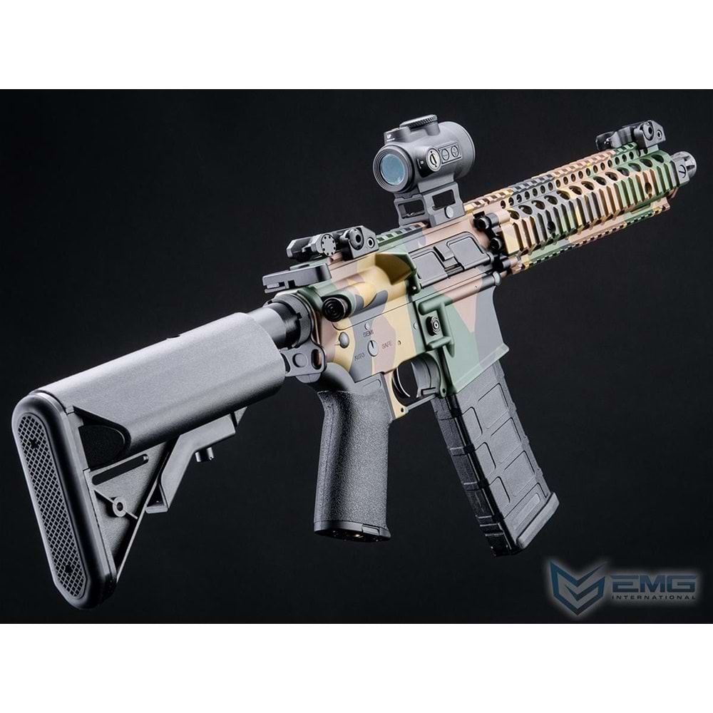 EMG Daniel Defense Lisanslı DDMK18 WOODLAND Airsoft AEG Tüfeği, CYMA Platinum QBS