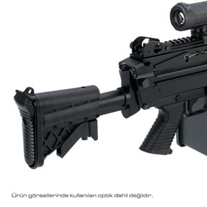FN Lisanslı M249 MK46 FULLMETAL SIYAH Airsoft Makinalı AEG