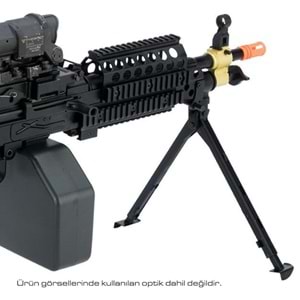 FN Lisanslı M249 MK46 FULLMETAL SIYAH Airsoft Makinalı AEG