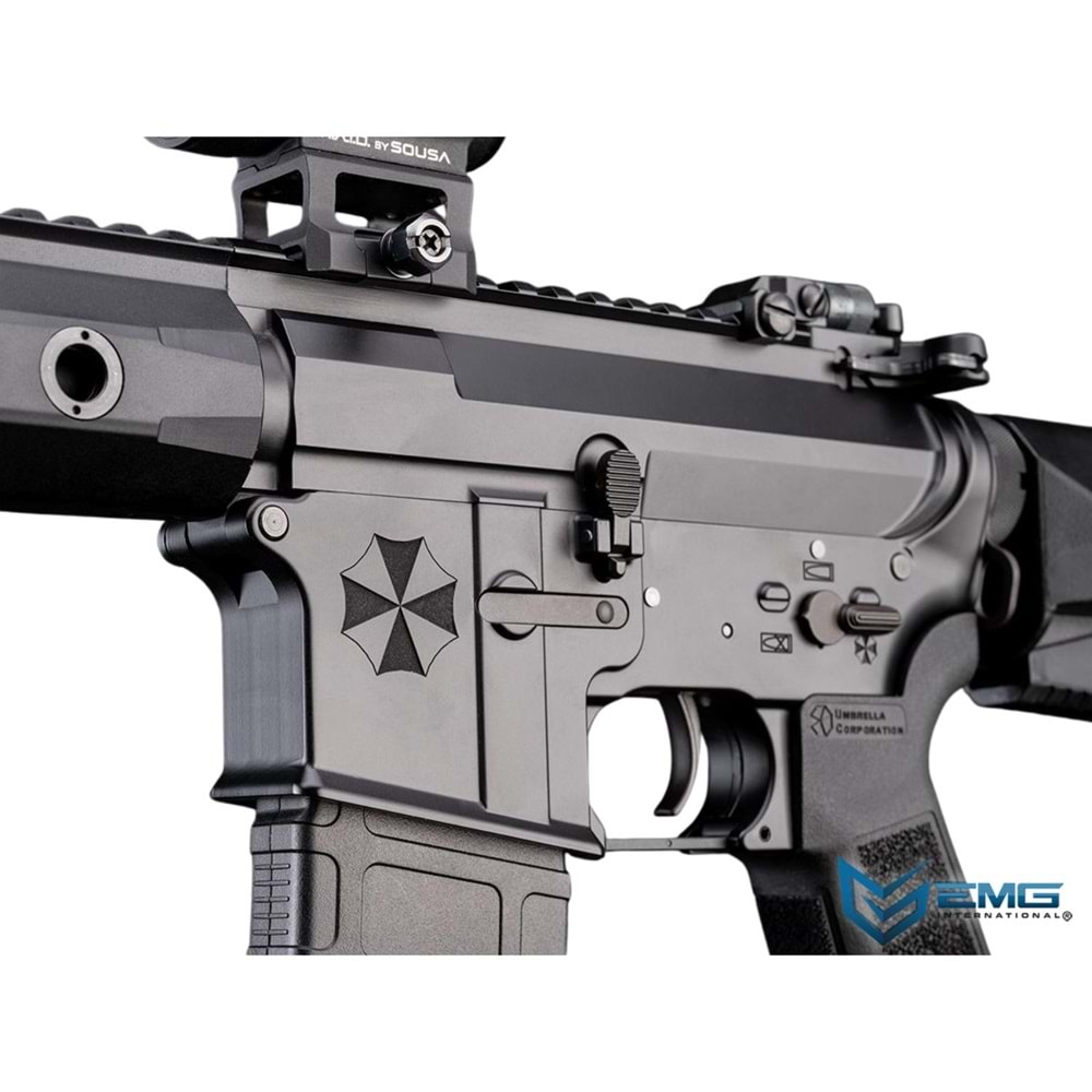 EMG Umbrella Corporation Weapons Research Group Licensed M4 M-LOK CYMA Platinum Airsoft AEG Tüfek GATE Aster Programmable MOSFET