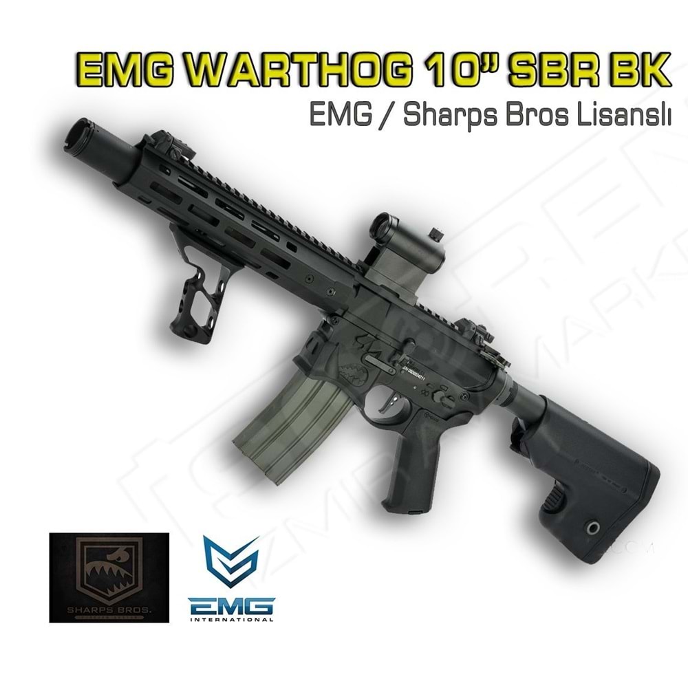 EMG Sharps Bros WARTHOG 10 SBR BK