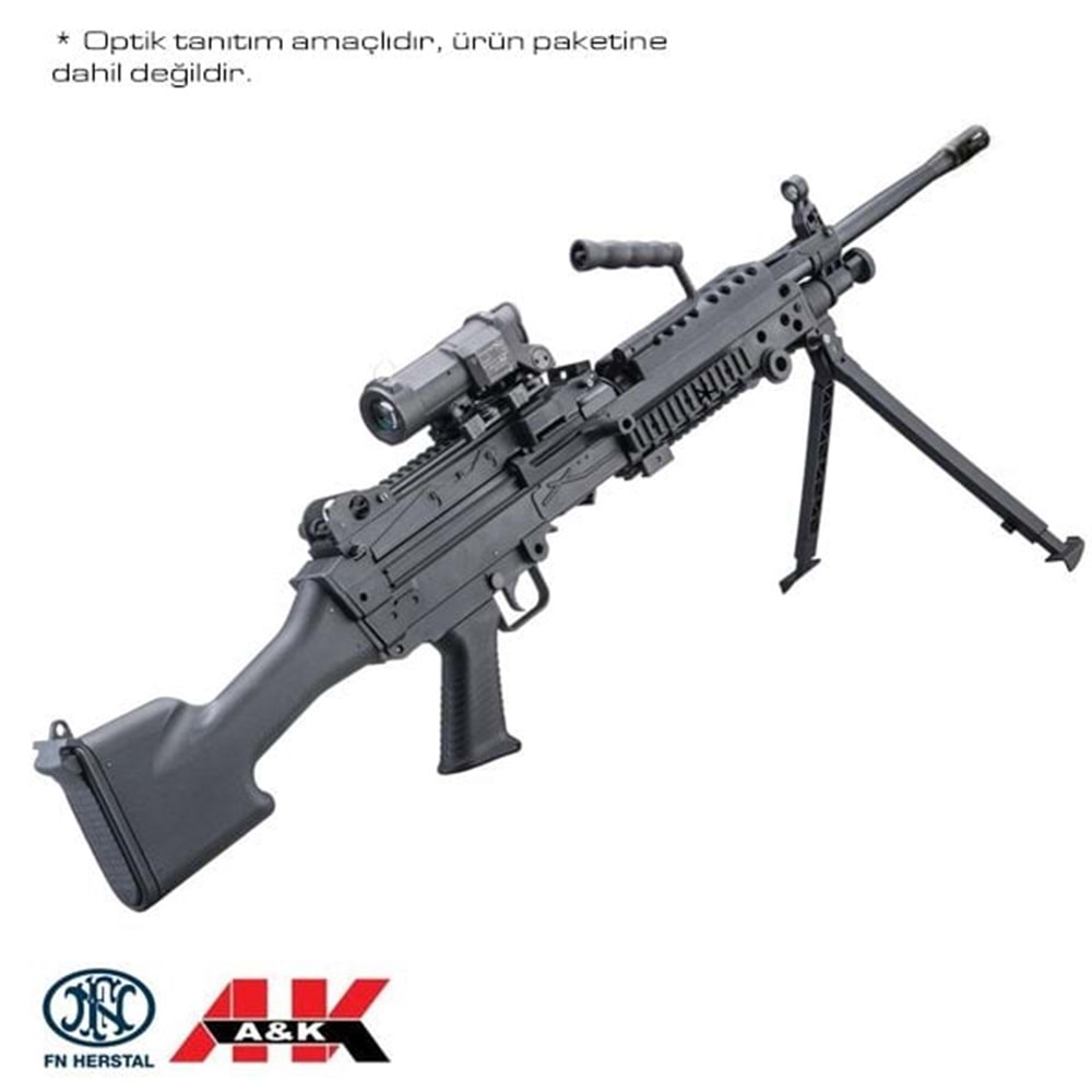 AK FN Lisanslı M249 ''Featherweight'' AEG Airsoft Makinalı Tüfek
