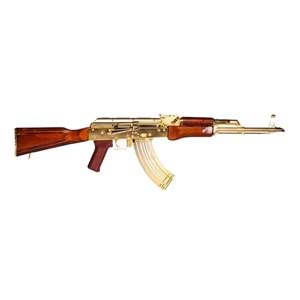 G&G Gerçek AĞAÇ - Altın Kaplama GKM Airsoft EBB Airsoft AEG Tüfek - Sınırlı Sayıda