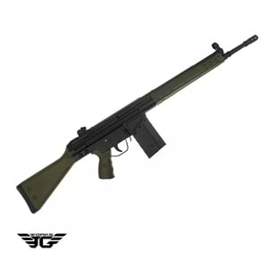 JG T3-K3 G3 Full Size Airsoft AEG Sniper Tüfek - OD Yeşil