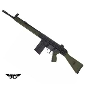 JG T3-K3 G3 Full Size Airsoft AEG Sniper Tüfek - OD Yeşil